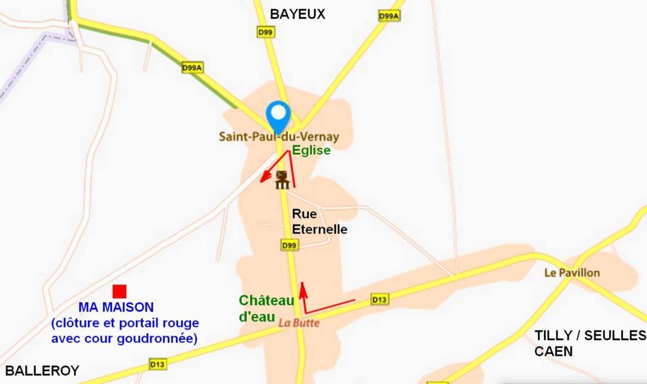 Chambres Chez L'Habitant Saint-Paul-du-Vernay 外观 照片